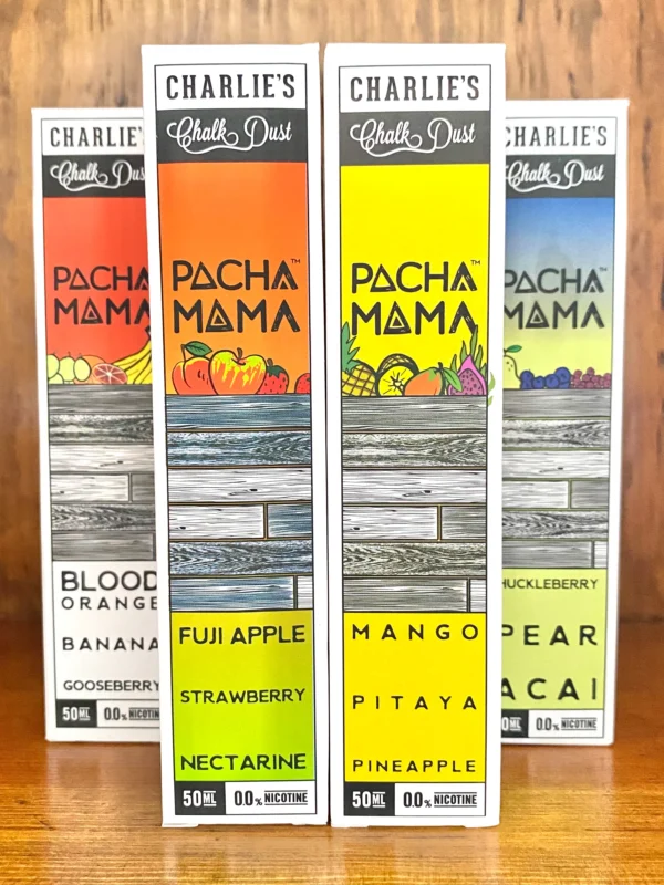 Pacha-mama-50ml Pacha mama 50ml shortfill on wood background