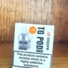 Aspire TG replacement pod 2 pack 2ml 1.0 ohm on wood background