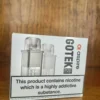 Aspire Gotek replacement pods 2ml and 4.5ml on wood background
