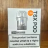 Aspire TSX replacement pods 2 pack 2ml on wood background